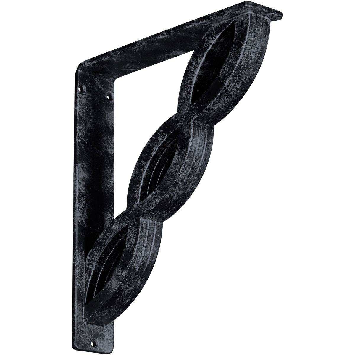 1 1/2"W X 10"D X 12"H Loera Wrought Iron , (Single Center Brace), Antiqued Brass Furniture > Cabinets & Storage > Ironing Centers Ekena Millwork 2" W x 10" D x 12" H Antiqued Pewter