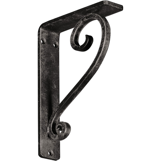 1 1/2"W X 10"D X 12"H Edwards Wrought Iron , (Single Center Brace), Antiqued Brass Furniture > Cabinets & Storage > Ironing Centers Ekena Millwork 1 1/2"W x 5 1/2"D x 8"H Antiqued Warm Silver