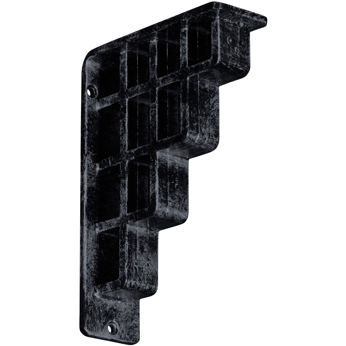 1 1/2"W X 7 1/2"D X 10"H Diane Wrought Iron , (Single Center Brace), Antiqued Bronze Furniture > Cabinets & Storage > Ironing Centers Ekena Millwork 2"W x 5 1/2"D x 8"H Antiqued Pewter