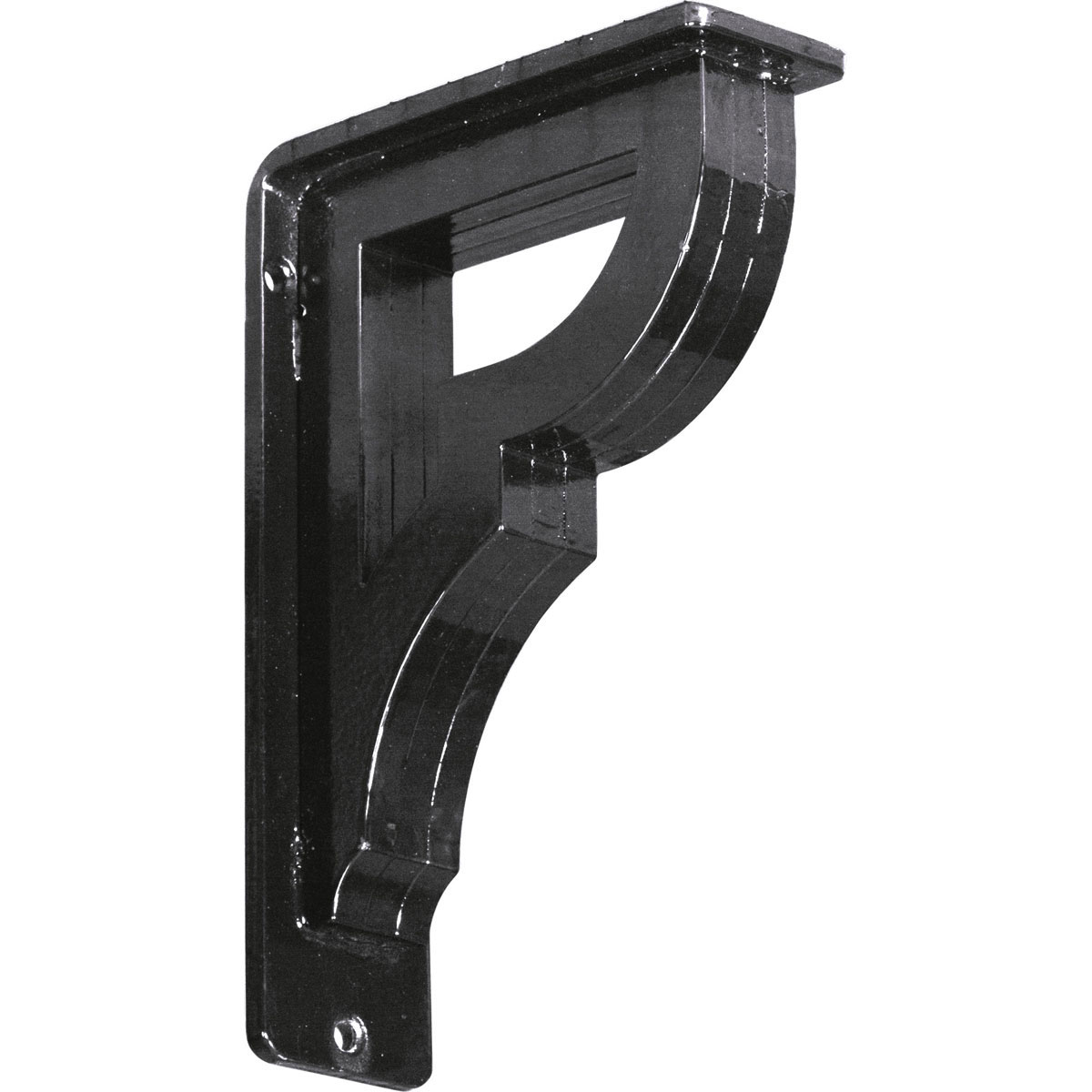 2"W X 12"D X 15"H Bradford Wrought Iron , (Triple Center Brace), Antiqued Bronze Furniture > Cabinets & Storage > Ironing Centers Ekena Millwork 2"W x 5 1/2"D x 8"H Powder Coated Black