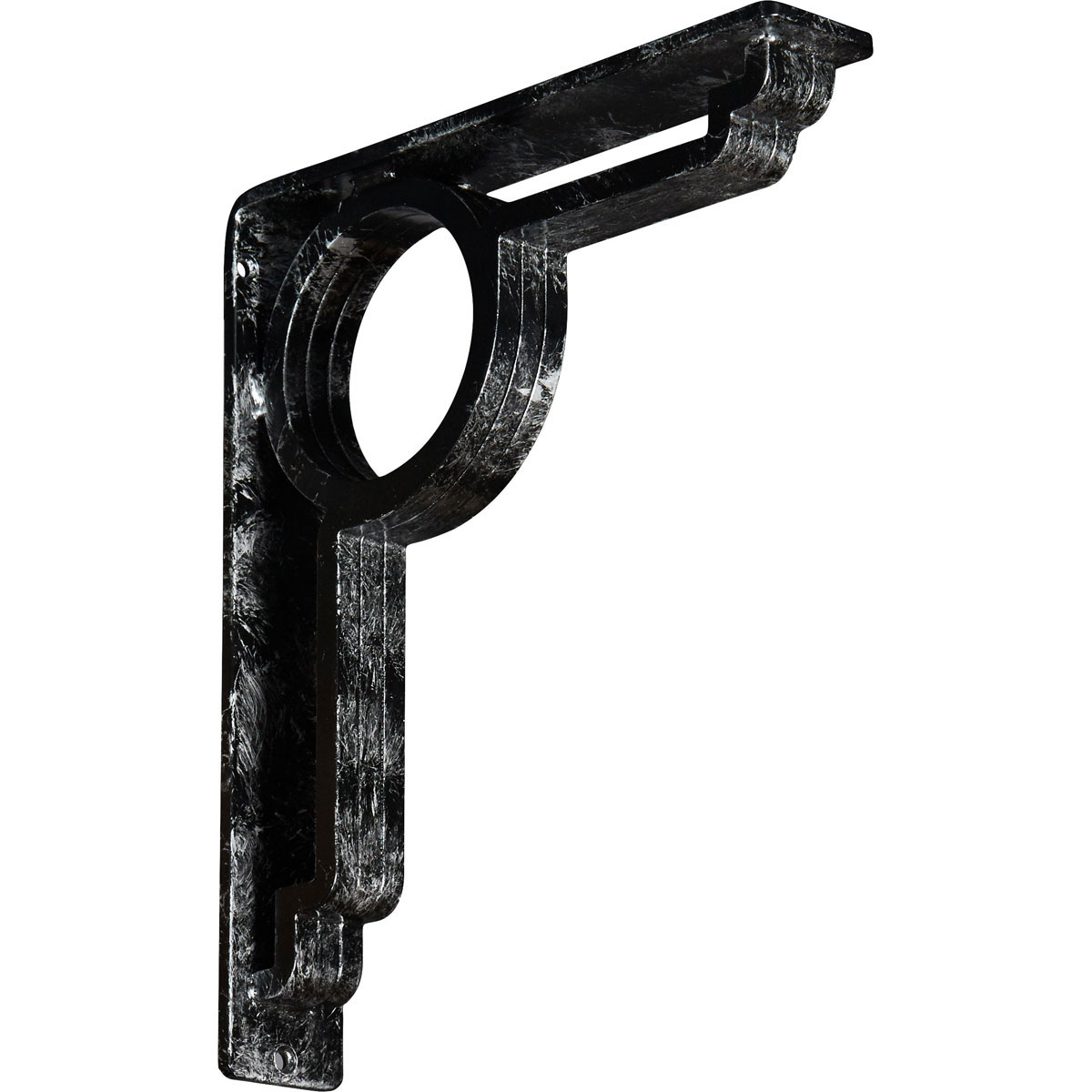 1 1/2"W X 12"D X 15"H Maria Wrought Iron , (Single Center Brace), Antiqued Pale Gold Furniture > Cabinets & Storage > Ironing Centers Ekena Millwork 2" W x 10" D x 12" H Silver