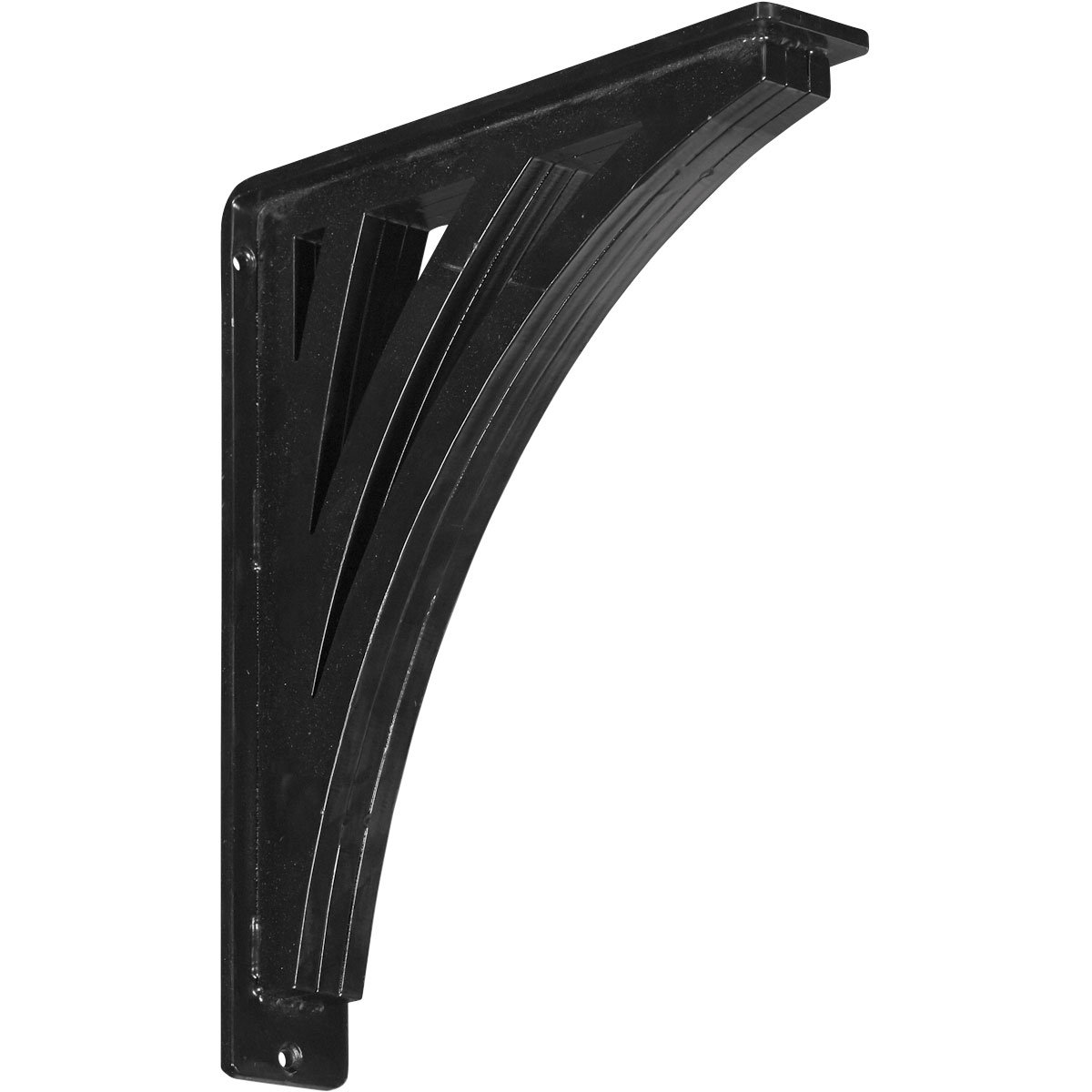 1 1/2"W X 7 1/2"D X 10"H Nevio Wrought Iron , (Single Center Brace), Antiqued Brass Furniture > Cabinets & Storage > Ironing Centers Ekena Millwork 2" W x 10" D x 12" H Powder Coated Black