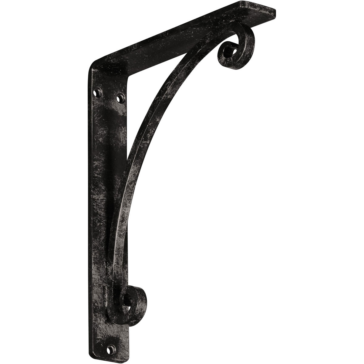 2"W X 10"D X 12"H Legacy Wrought Iron , (Triple Center Brace), Antiqued Copper Furniture > Cabinets & Storage > Ironing Centers Ekena Millwork 1 1/2"W x 7 1/2"D x 10"H Antiqued Warm Silver