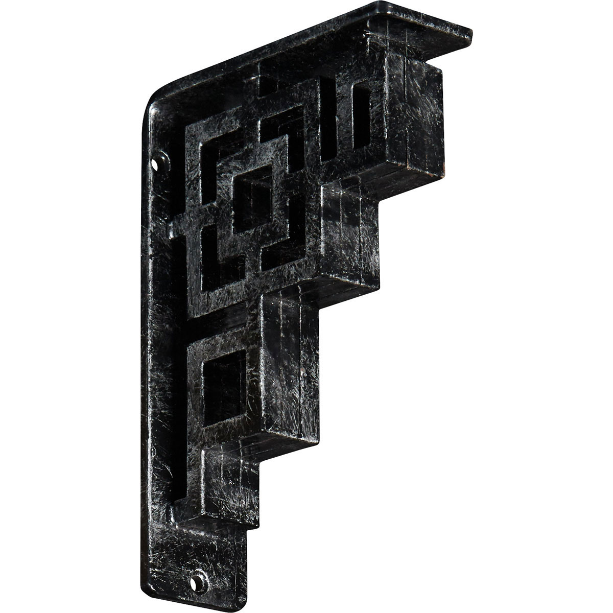1 1/2"W X 12"D X 15"H Eris Wrought Iron , (Single Center Brace), Antiqued Bronze Furniture > Cabinets & Storage > Ironing Centers Ekena Millwork 2"W x 5 1/2"D x 8"H Antiqued Silver