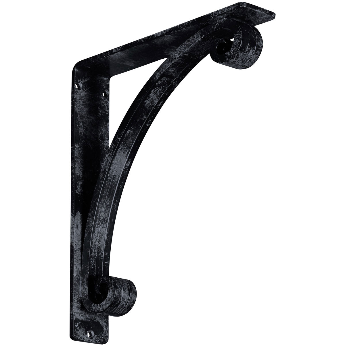 2"W X 5 1/2"D X 8"H Legacy Wrought Iron , (Triple Center Brace), Antiqued Pale Gold Furniture > Cabinets & Storage > Ironing Centers Ekena Millwork 2" W x 10" D x 12" H Antiqued Pewter
