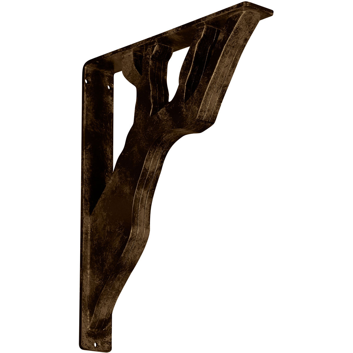 1 1/2"W X 12"D X 15"H Damon Wrought Iron , (Single Center Brace), Antiqued Copper Furniture > Cabinets & Storage > Ironing Centers Ekena Millwork 2" W x 12" D x 15" H Antiqued Brass