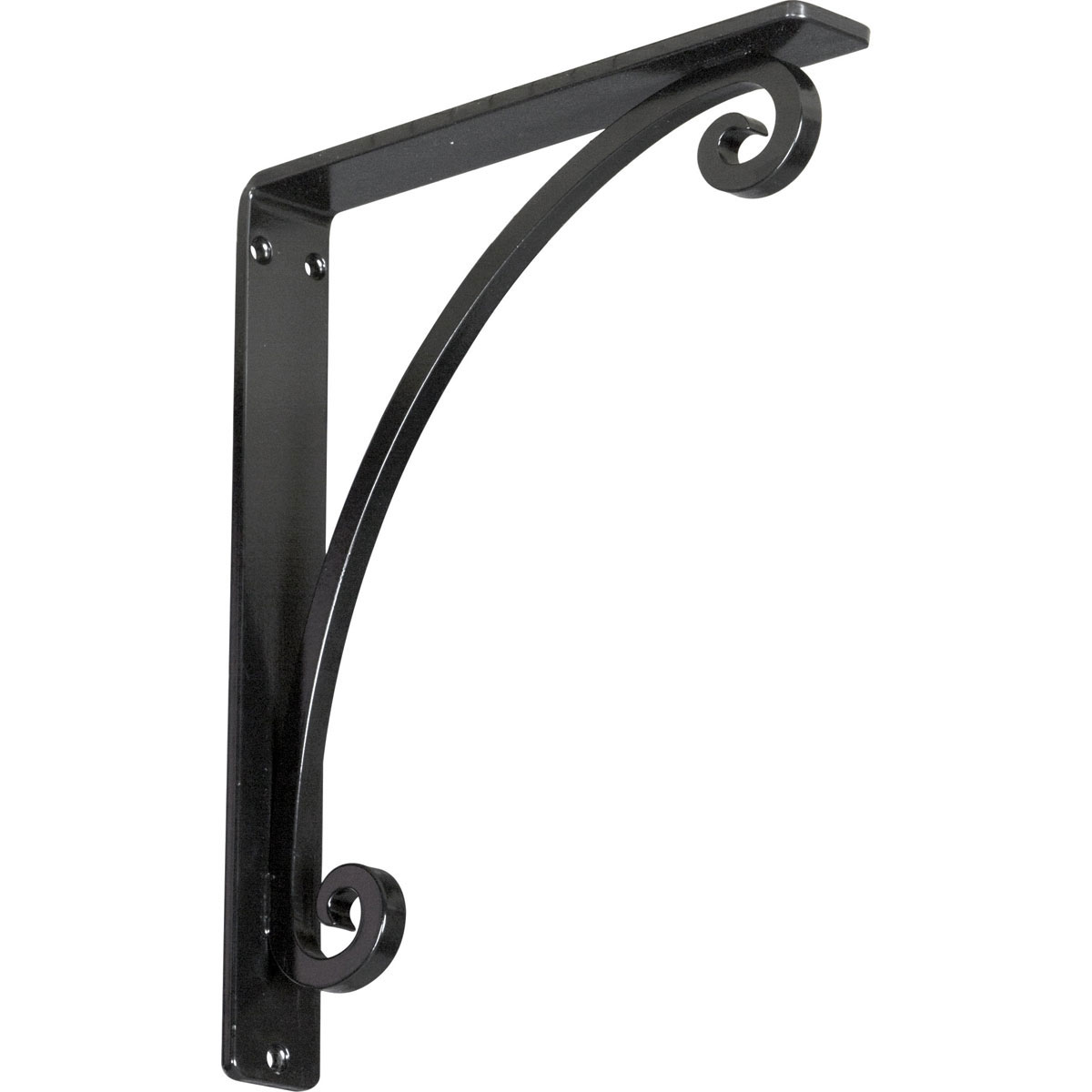 2"W X 10"D X 12"H Legacy Wrought Iron , (Triple Center Brace), Antiqued Copper Furniture > Cabinets & Storage > Ironing Centers Ekena Millwork 1 1/2"W x 10"D x 12"H Powder Coated Black