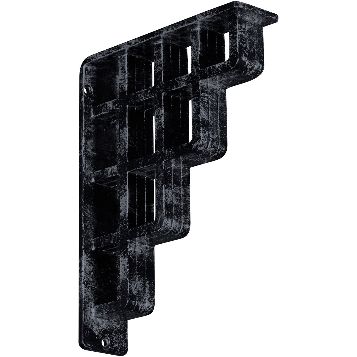 1 1/2"W X 7 1/2"D X 10"H Diane Wrought Iron , (Single Center Brace), Antiqued Bronze Furniture > Cabinets & Storage > Ironing Centers Ekena Millwork 2"W x 7 1/2"D x 10"H Antiqued Pewter