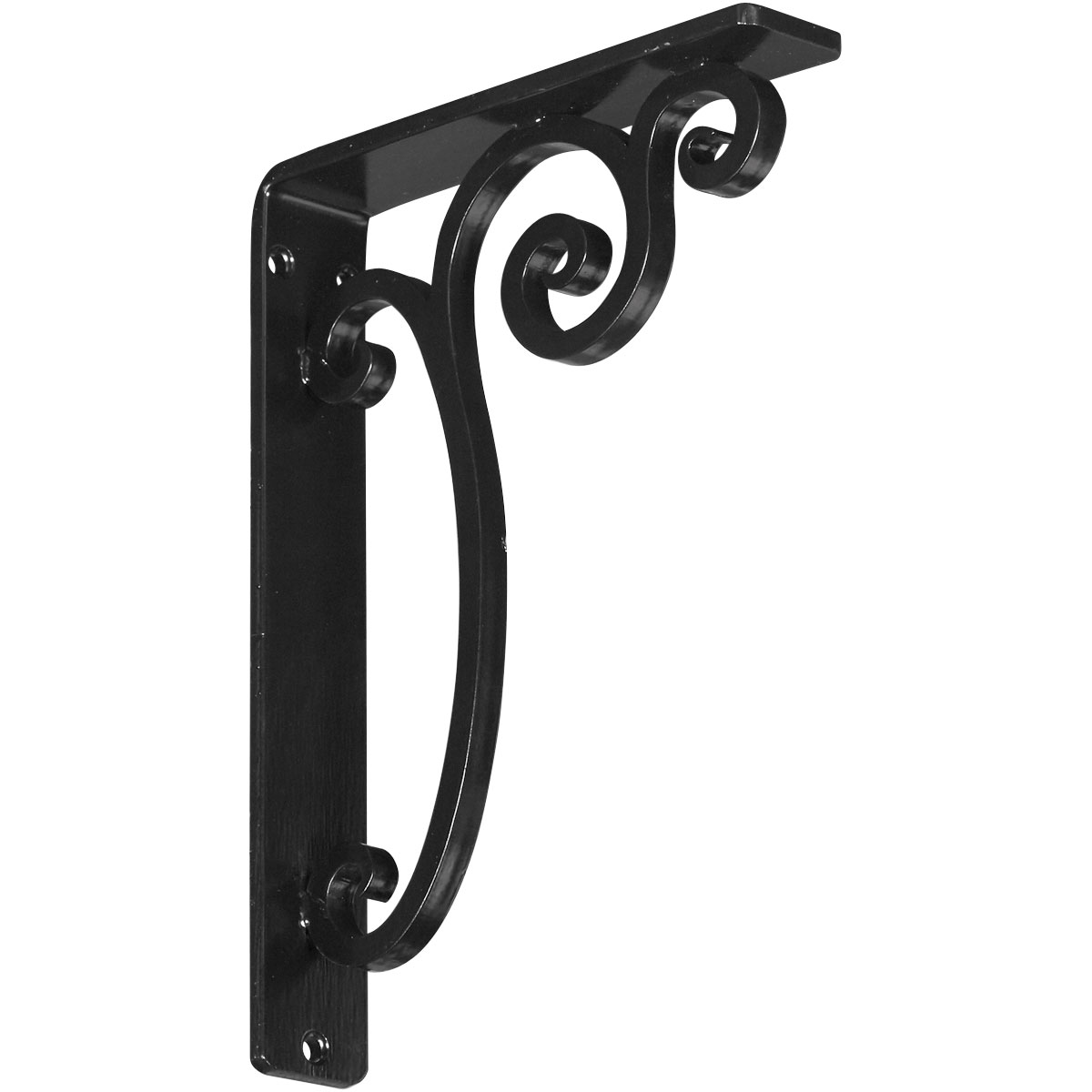1 1/2"W X 7 1/2"D X 10"H Avery Wrought Iron , (Single Center Brace), Antiqued Bronze Furniture > Cabinets & Storage > Ironing Centers Ekena Millwork 1 1/2"W x 7 1/2"D x 10"H Powder Coated Black