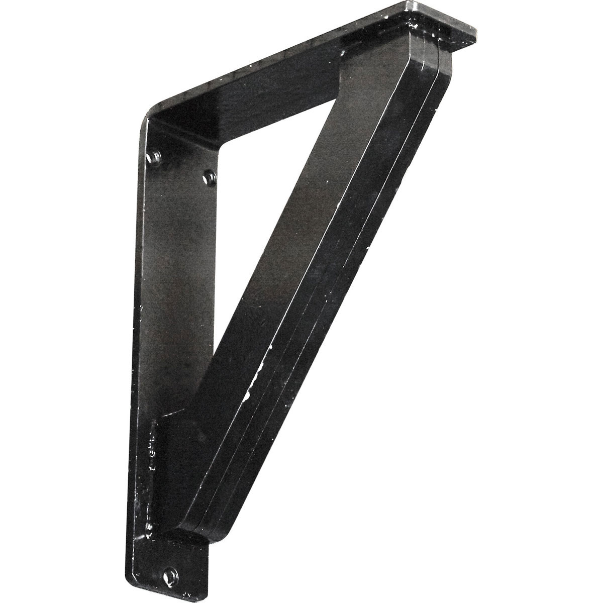 1 1/2"W X 10"D X 12"H Traditional Wrought Iron , (Single Center Brace), Antiqued Copper Furniture > Cabinets & Storage > Ironing Centers Ekena Millwork 2"W x 7 1/2"D x 10"H Antiqued Warm Silver
