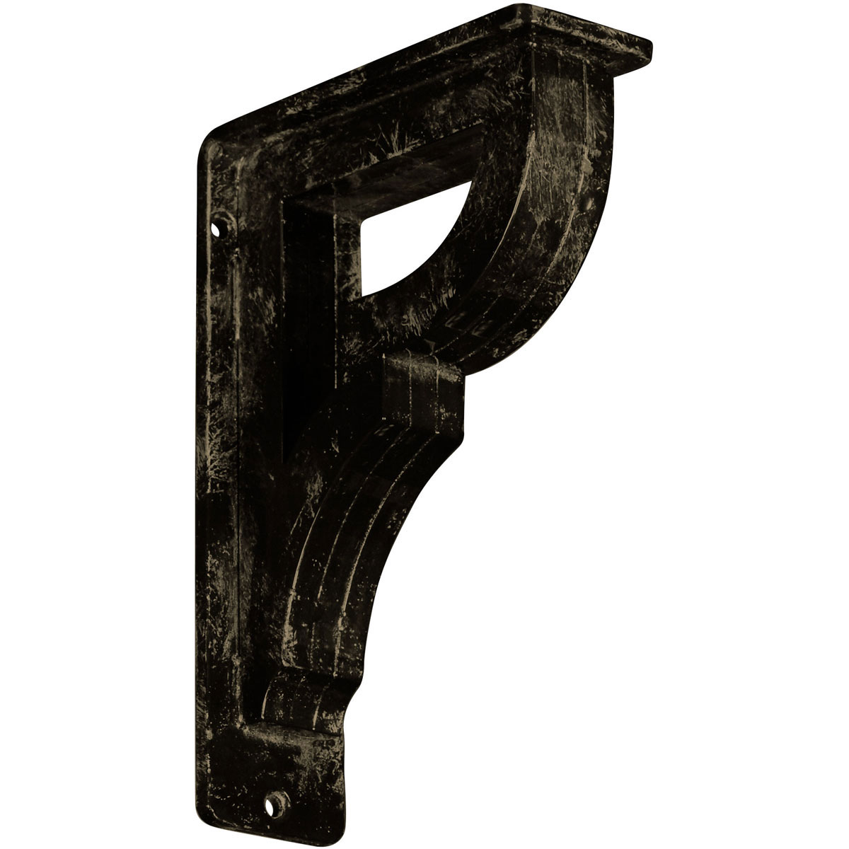 2"W X 12"D X 15"H Bradford Wrought Iron , (Triple Center Brace), Antiqued Bronze Furniture > Cabinets & Storage > Ironing Centers Ekena Millwork 2"W x 5 1/2"D x 8"H Antiqued Pale Gold