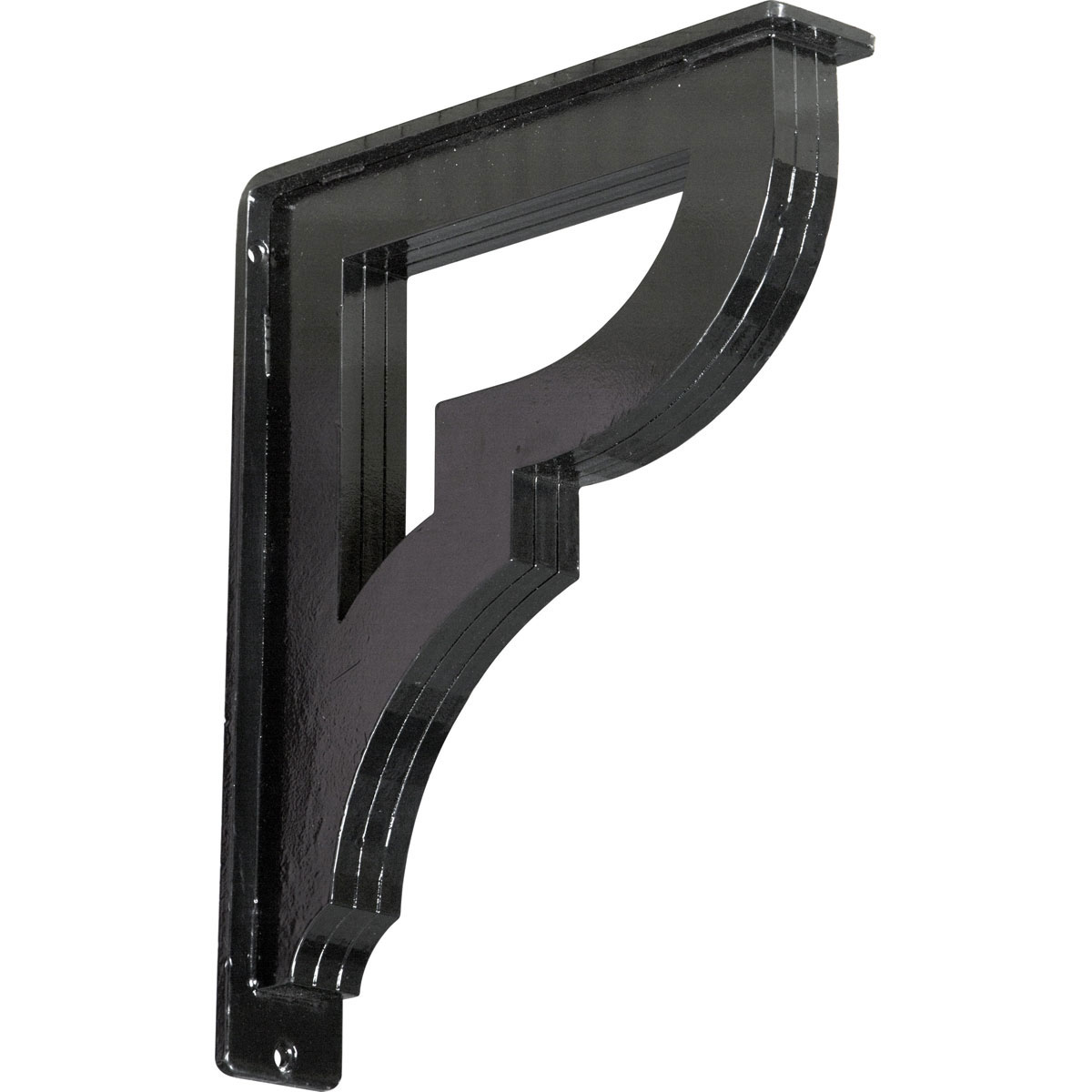 2"W X 12"D X 15"H Bradford Wrought Iron , (Triple Center Brace), Antiqued Bronze Furniture > Cabinets & Storage > Ironing Centers Ekena Millwork 2" W x 10" D x 12" H Powder Coated Black