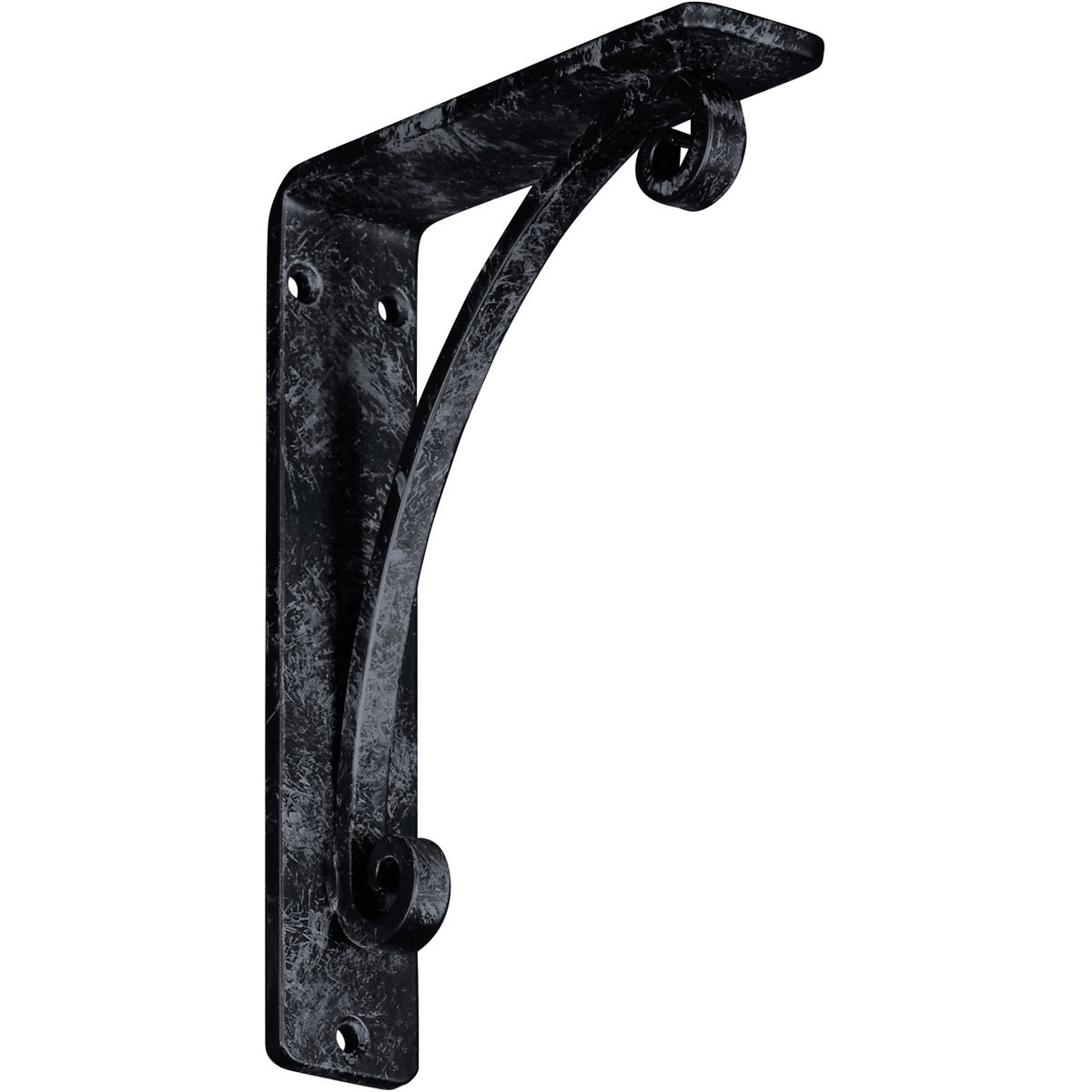 2"W X 5 1/2"D X 8"H Legacy Wrought Iron , (Triple Center Brace), Antiqued Bronze Furniture > Cabinets & Storage > Ironing Centers Ekena Millwork 1 1/2"W x 5 1/2"D x 8"H Antiqued Pewter