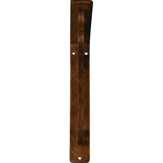 1 1/2"W X 7 1/2"D X 10"H Avery Wrought Iron , (Single Center Brace), Antiqued Bronze Furniture > Cabinets & Storage > Ironing Centers Ekena Millwork 1 1/2"W x 7 1/2"D x 10"H Antiqued Bronze