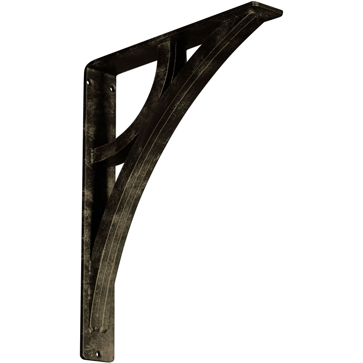 1 1/2"W X 5 1/2"D X 8"H Galveston Wrought Iron , (Single Center Brace), Antiqued Copper Furniture > Cabinets & Storage > Ironing Centers Ekena Millwork 2" W x 12" D x 15" H Antiqued Pale Gold
