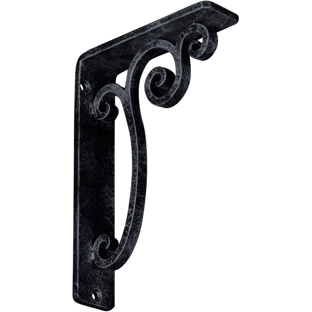 1 1/2"W X 7 1/2"D X 10"H Avery Wrought Iron , (Single Center Brace), Antiqued Pale Gold Furniture > Cabinets & Storage > Ironing Centers Ekena Millwork 1 1/2"W x 5 1/2"D x 8"H Antiqued Pewter