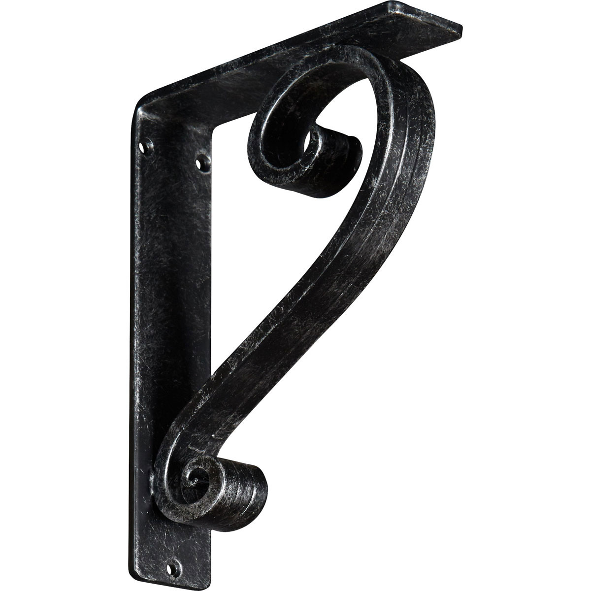 1 1/2"W X 10"D X 12"H Edwards Wrought Iron , (Single Center Brace), Antiqued Brass Furniture > Cabinets & Storage > Ironing Centers Ekena Millwork 2"W x 7 1/2"D x 10"H Antiqued Silver