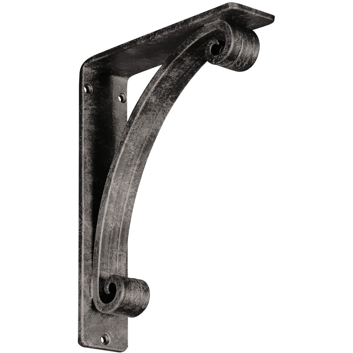 2"W X 5 1/2"D X 8"H Legacy Wrought Iron , (Triple Center Brace), Antiqued Pale Gold Furniture > Cabinets & Storage > Ironing Centers Ekena Millwork 2"W x 7 1/2"D x 10"H Antiqued Warm Silver