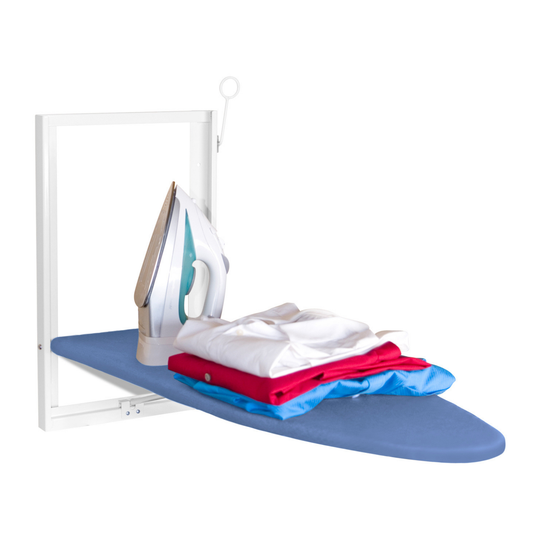 Xabitat Wall Mounted Ironing Board | Fold down Small Space | Blue