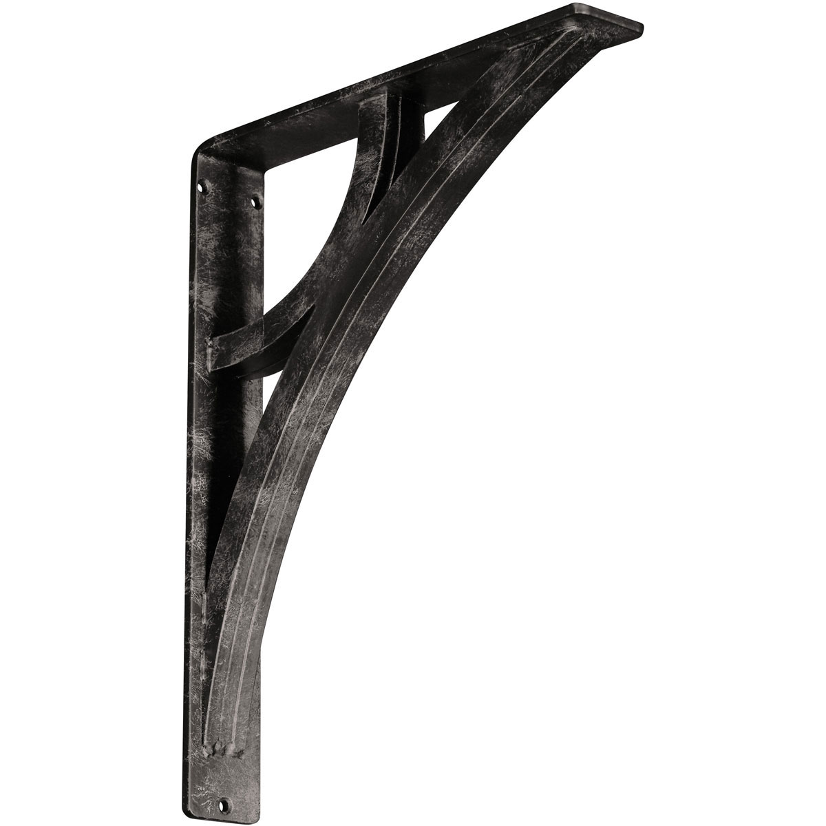 1 1/2"W X 5 1/2"D X 8"H Galveston Wrought Iron , (Single Center Brace), Antiqued Copper