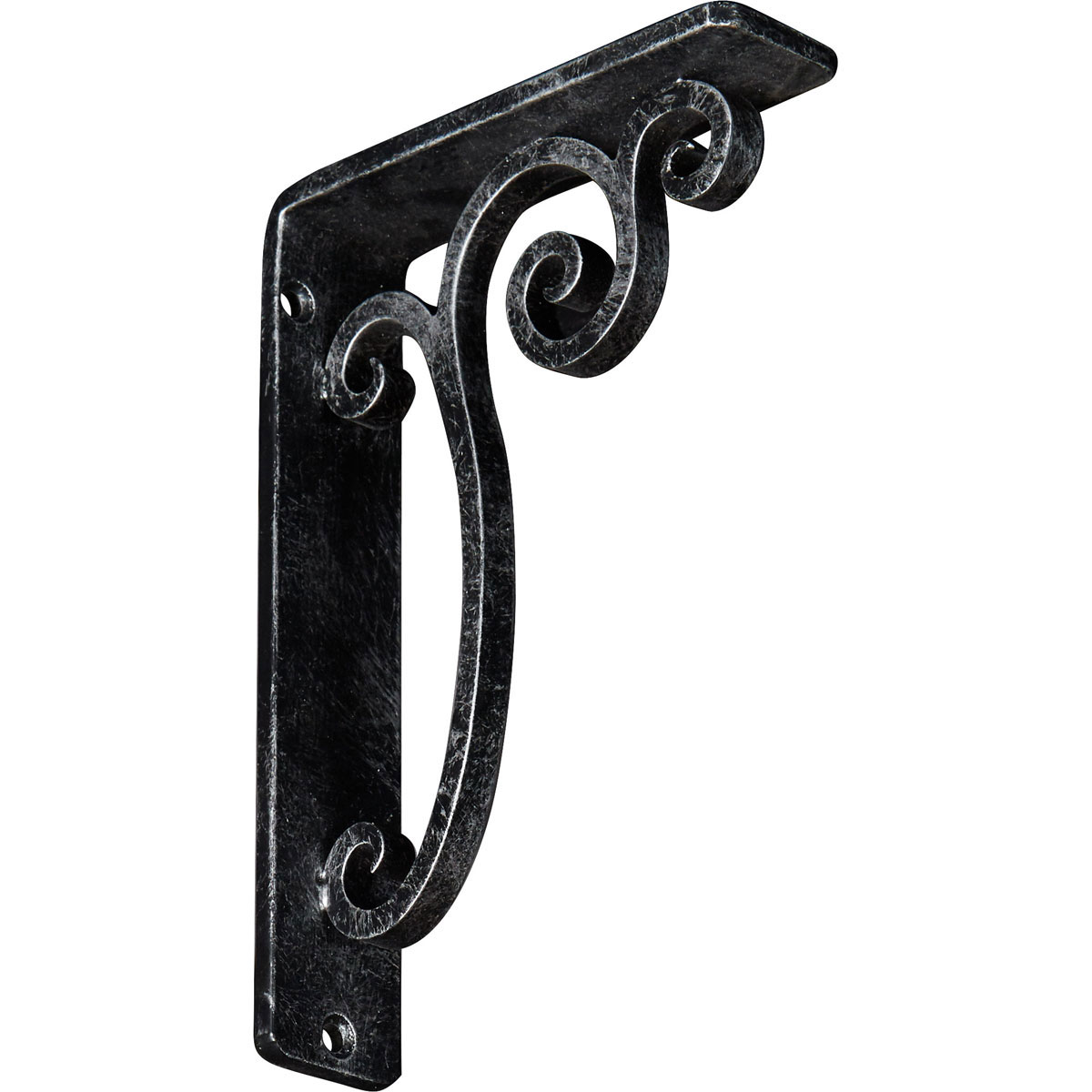 1 1/2"W X 7 1/2"D X 10"H Avery Wrought Iron , (Single Center Brace), Antiqued Pale Gold Furniture > Cabinets & Storage > Ironing Centers Ekena Millwork 1 1/2"W x 5 1/2"D x 8"H Silver