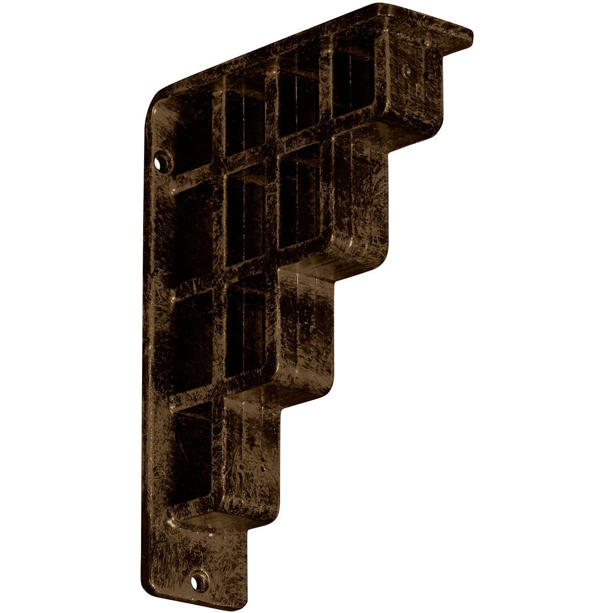 1 1/2"W X 12"D X 15"H Diane Wrought Iron , (Single Center Brace), Antiqued Copper Furniture > Cabinets & Storage > Ironing Centers Ekena Millwork 2"W x 5 1/2"D x 8"H Antiqued Brass