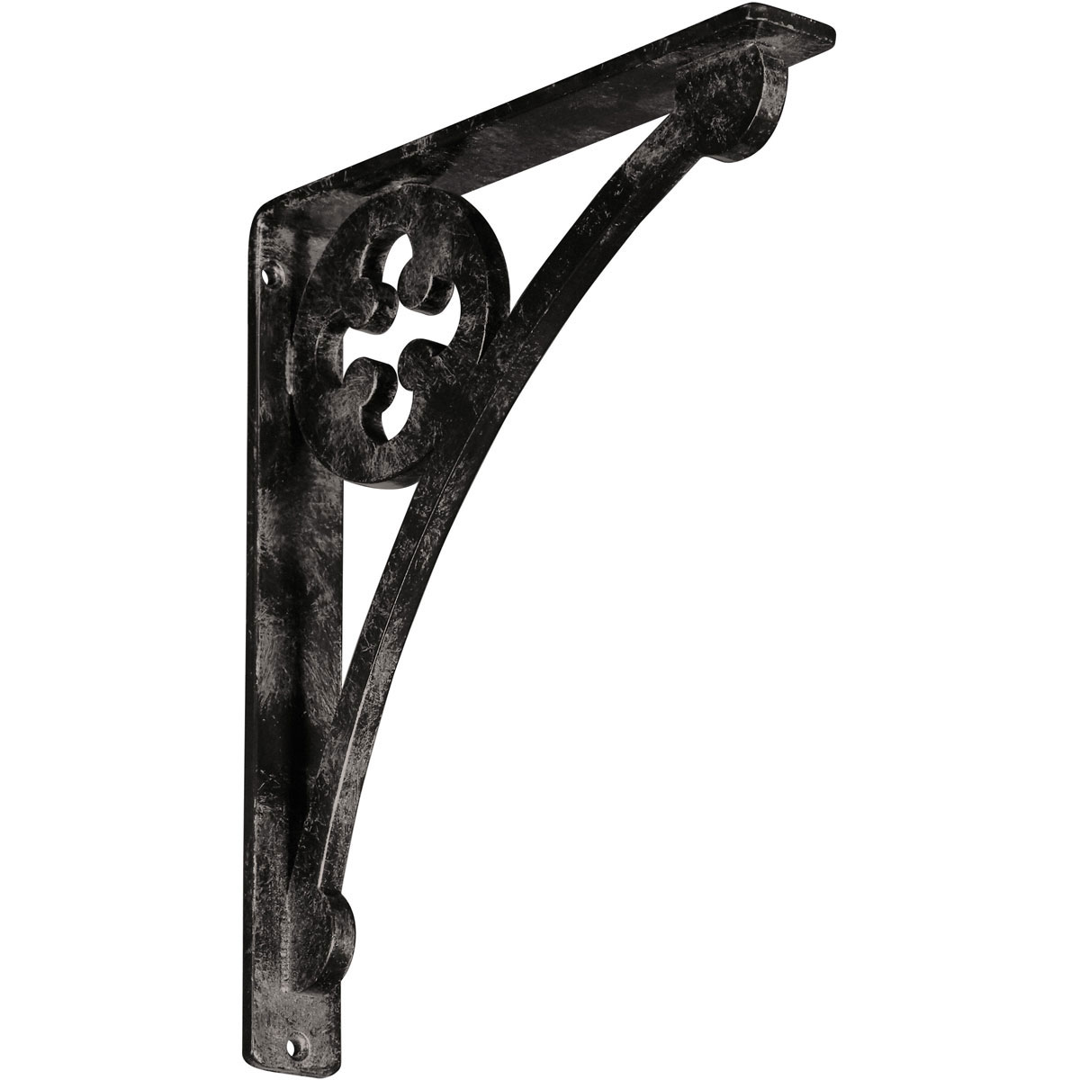 1 1/2"W X 12"D X 15"H Crawley Wrought Iron , (Single Center Brace), Antiqued Copper Furniture > Cabinets & Storage > Ironing Centers Ekena Millwork 1 1/2"W x 10"D x 12"H Antiqued Warm Silver