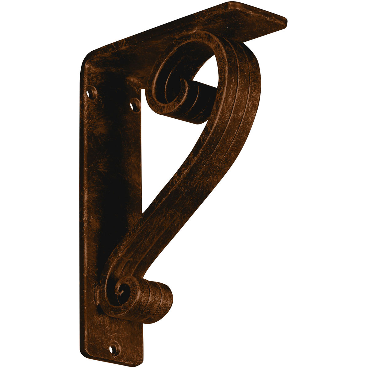 1 1/2"W X 10"D X 12"H Edwards Wrought Iron , (Single Center Brace), Antiqued Brass Furniture > Cabinets & Storage > Ironing Centers Ekena Millwork 2"W x 5 1/2"D x 8"H Antiqued Bronze