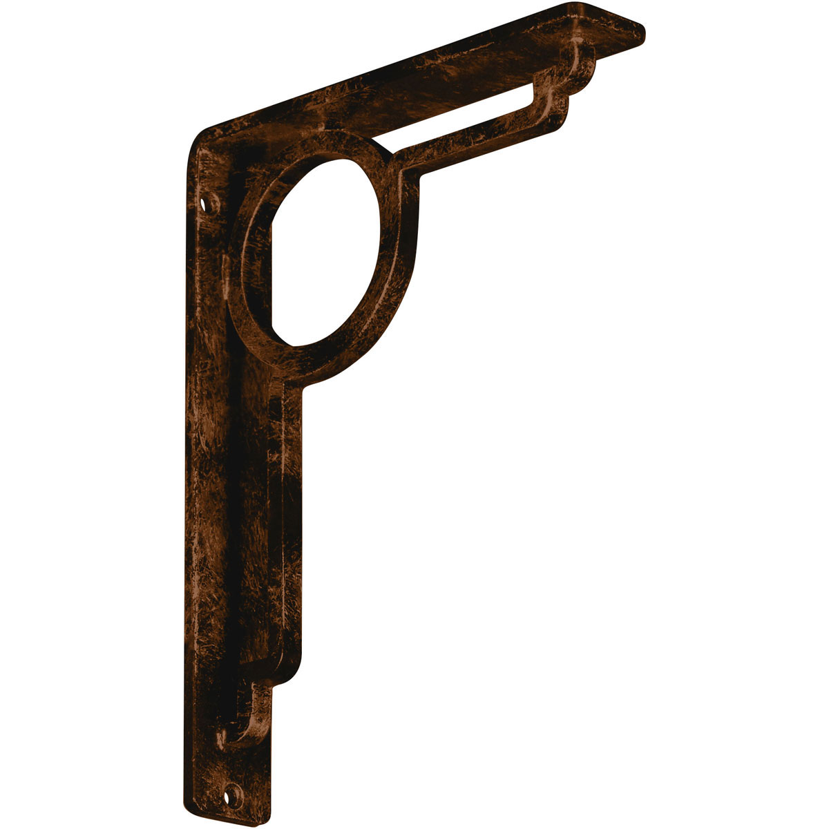 1 1/2"W X 12"D X 15"H Maria Wrought Iron , (Single Center Brace), Antiqued Pale Gold Furniture > Cabinets & Storage > Ironing Centers Ekena Millwork 1 1/2"W x 7 1/2"D x 10"H Antiqued Bronze