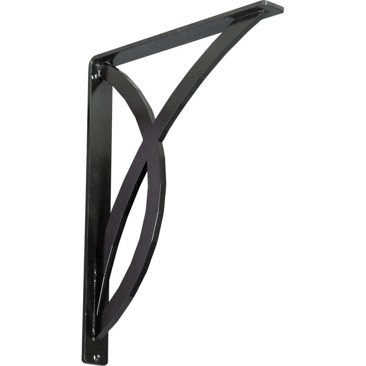 1 1/2"W X 7 1/2"D X 10"H Miller Wrought Iron , (Single Center Brace), Antiqued Bronze Furniture > Cabinets & Storage > Ironing Centers Ekena Millwork 1 1/2"W x 12"D x 15"H Antiqued Brass