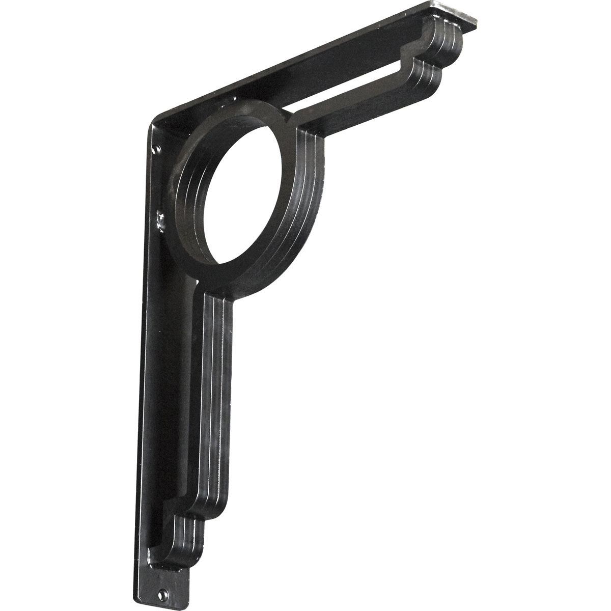 1 1/2"W X 7 1/2"D X 10"H Maria Wrought Iron , (Single Center Brace), Antiqued Brass Furniture > Cabinets & Storage > Ironing Centers Ekena Millwork 2" W x 12" D x 15" H Powder Coated Black