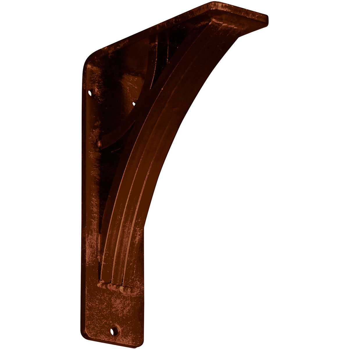 1 1/2"W X 5 1/2"D X 8"H Galveston Wrought Iron , (Single Center Brace), Antiqued Copper