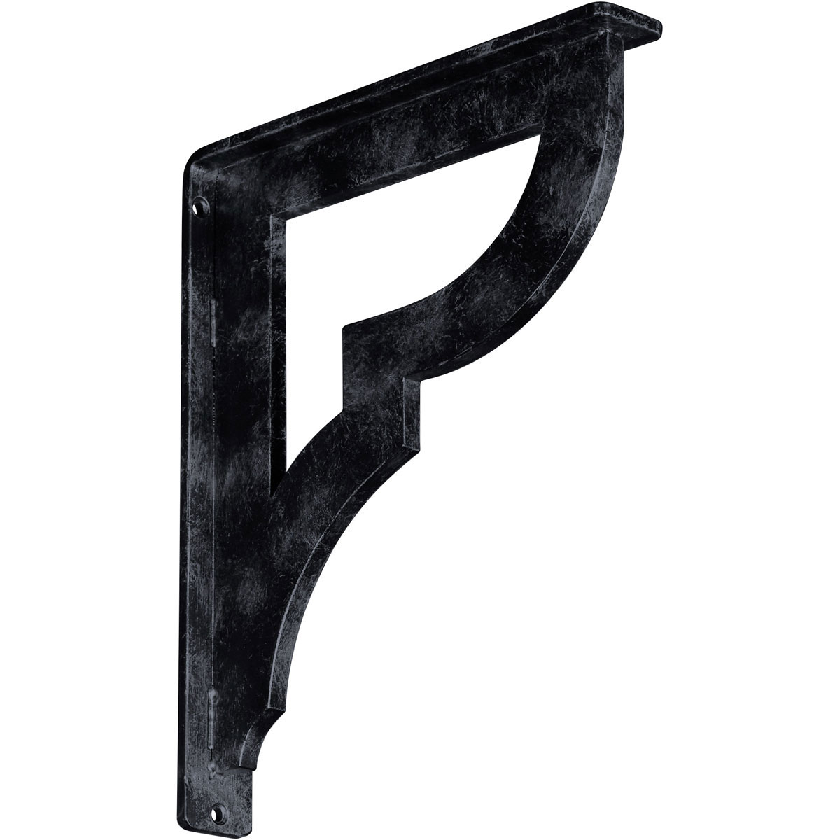 2"W X 12"D X 15"H Bradford Wrought Iron , (Triple Center Brace), Antiqued Bronze Furniture > Cabinets & Storage > Ironing Centers Ekena Millwork 1 1/2"W x 10"D x 12"H Antiqued Pewter