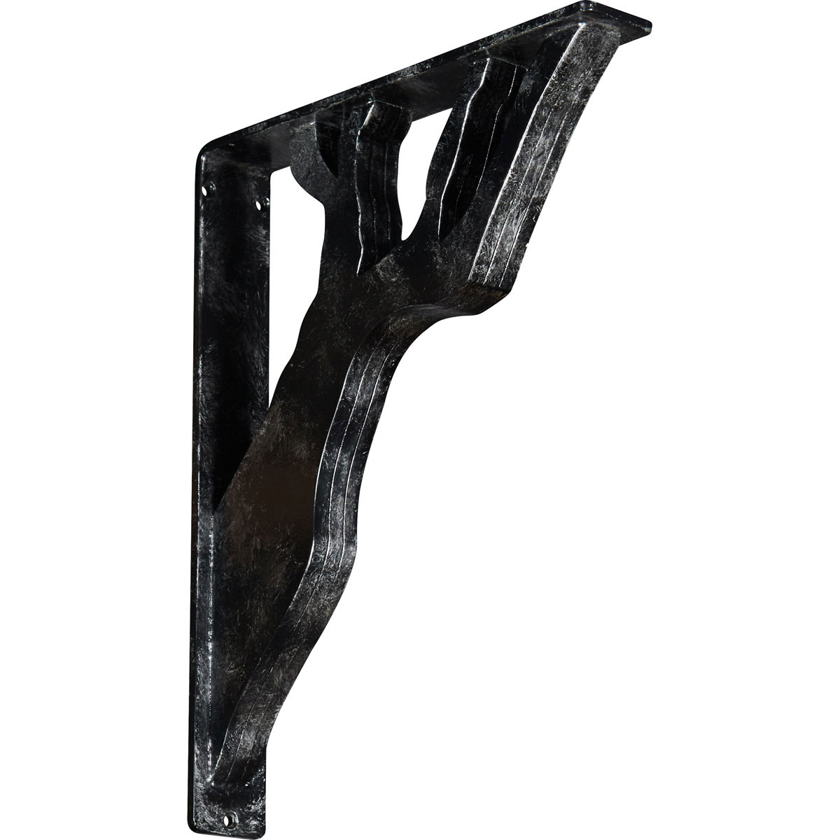 1 1/2"W X 12"D X 15"H Damon Wrought Iron , (Single Center Brace), Antiqued Copper Furniture > Cabinets & Storage > Ironing Centers Ekena Millwork 2" W x 12" D x 15" H Antiqued Silver
