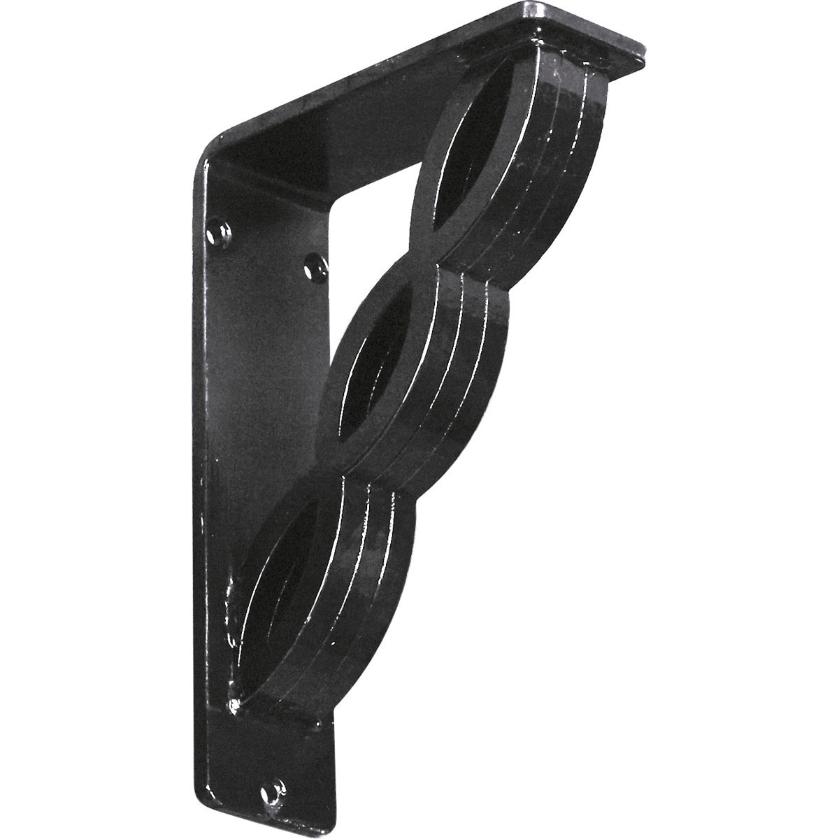 1 1/2"W X 10"D X 12"H Loera Wrought Iron , (Single Center Brace), Antiqued Brass Furniture > Cabinets & Storage > Ironing Centers Ekena Millwork 2"W x 5 1/2"D x 8"H Powder Coated Black