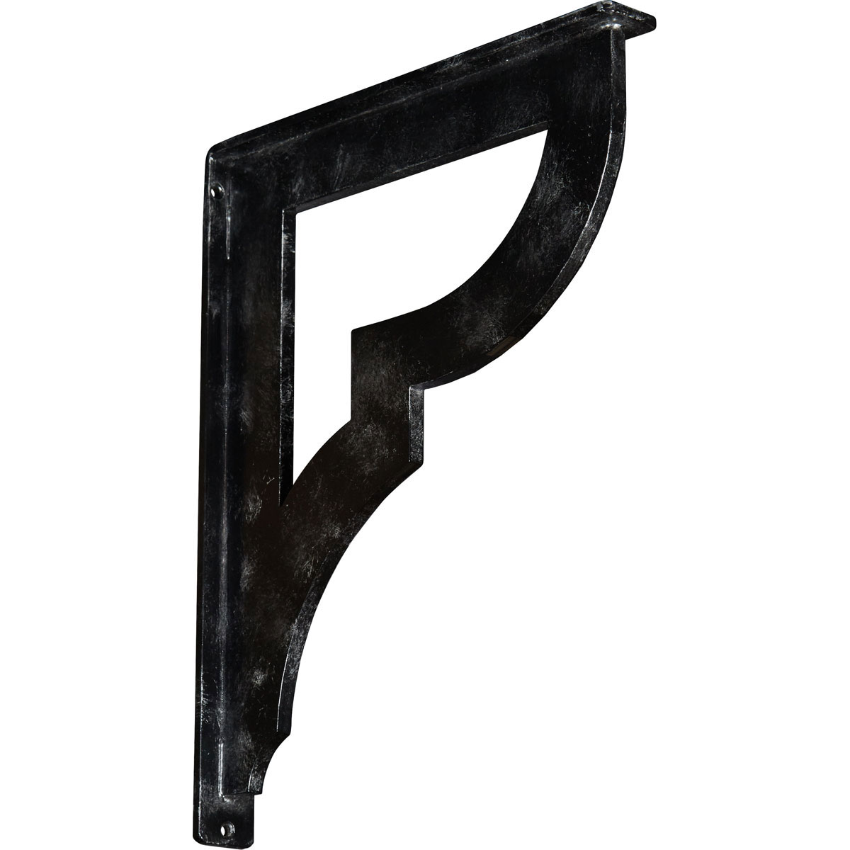 2"W X 12"D X 15"H Bradford Wrought Iron , (Triple Center Brace), Antiqued Bronze Furniture > Cabinets & Storage > Ironing Centers Ekena Millwork 1 1/2"W x 12"D x 15"H Antiqued Silver