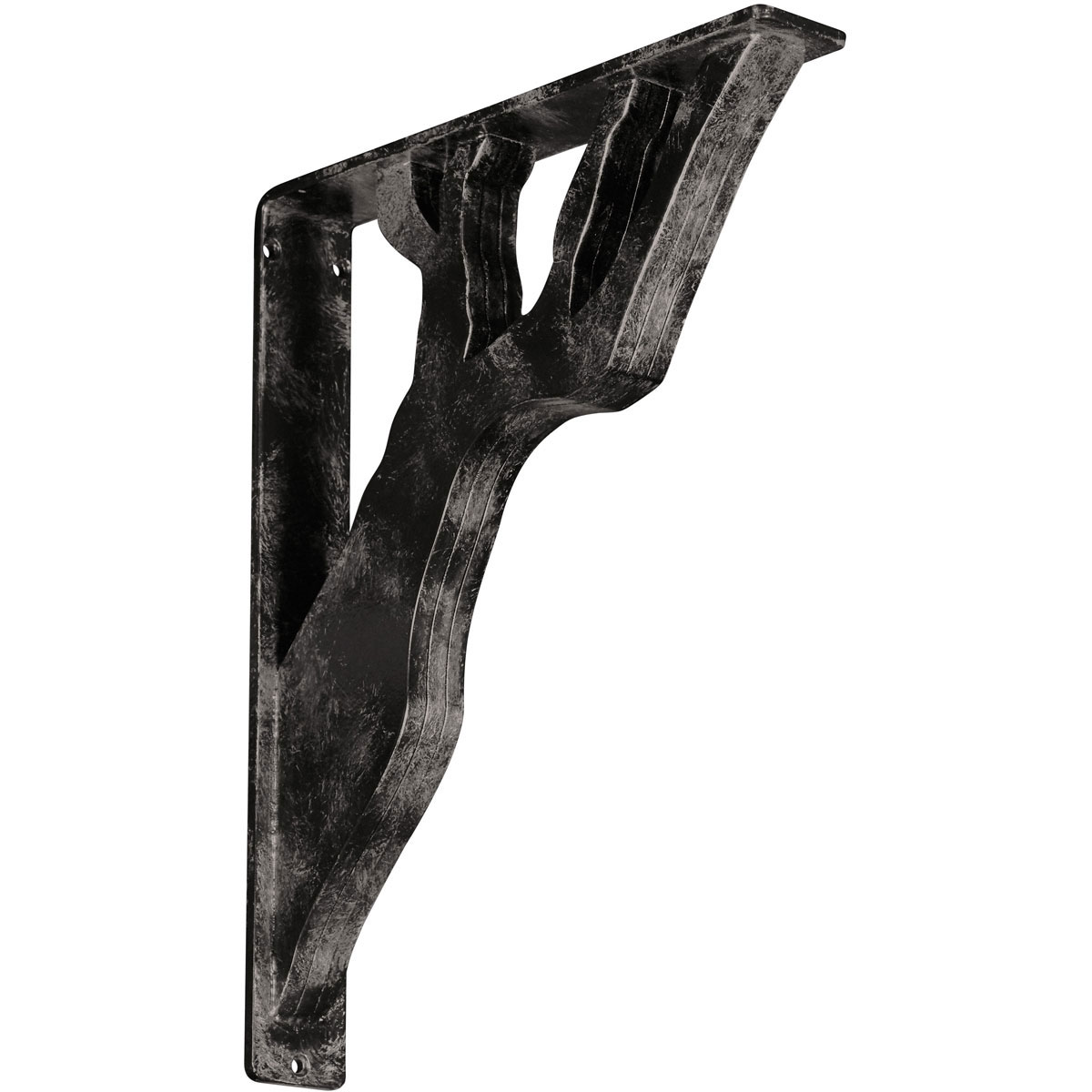 1 1/2"W X 12"D X 15"H Damon Wrought Iron , (Single Center Brace), Antiqued Copper Furniture > Cabinets & Storage > Ironing Centers Ekena Millwork 2" W x 12" D x 15" H Antiqued Warm Silver