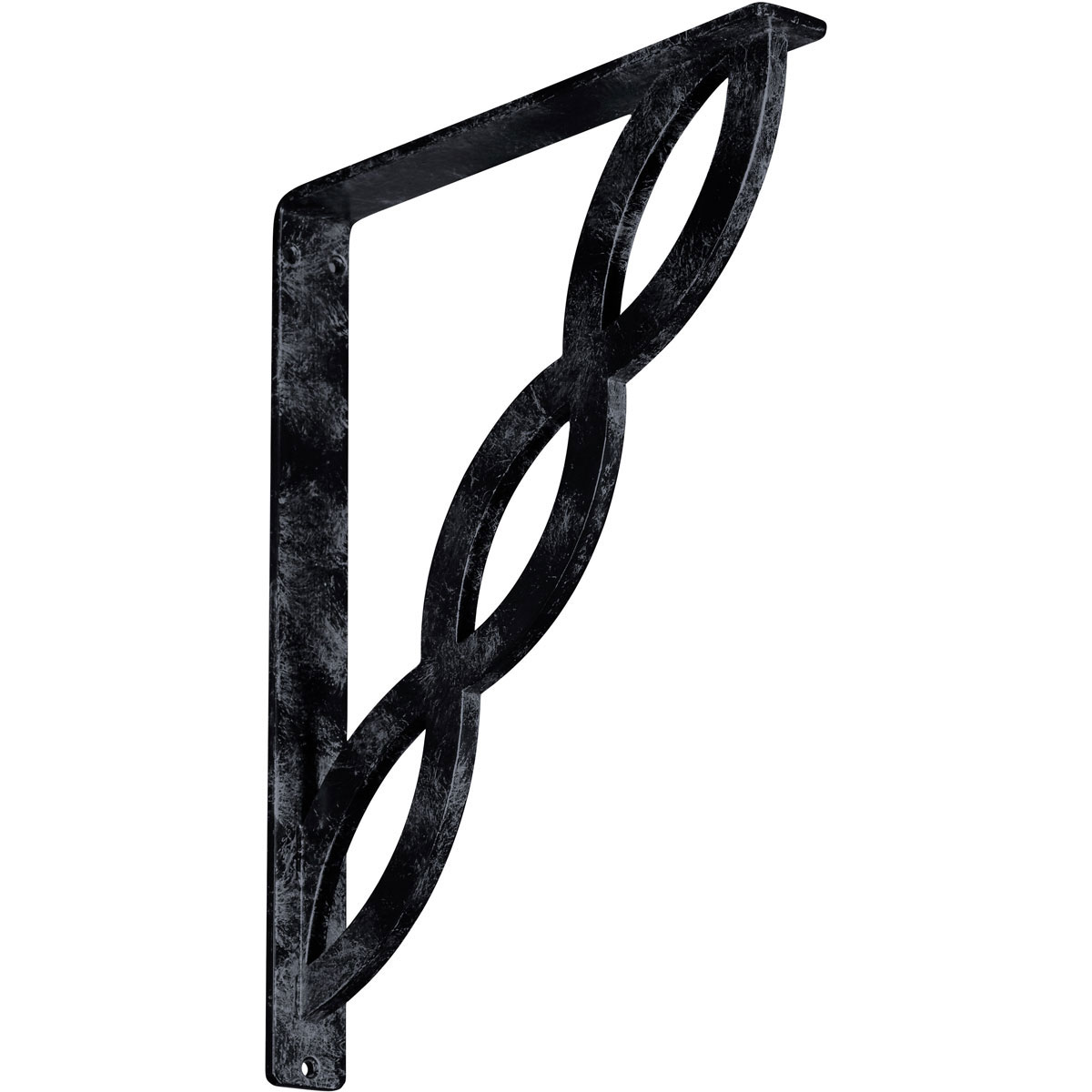 1 1/2"W X 10"D X 12"H Loera Wrought Iron , (Single Center Brace), Antiqued Brass Furniture > Cabinets & Storage > Ironing Centers Ekena Millwork 1 1/2"W x 12"D x 15"H Antiqued Pewter
