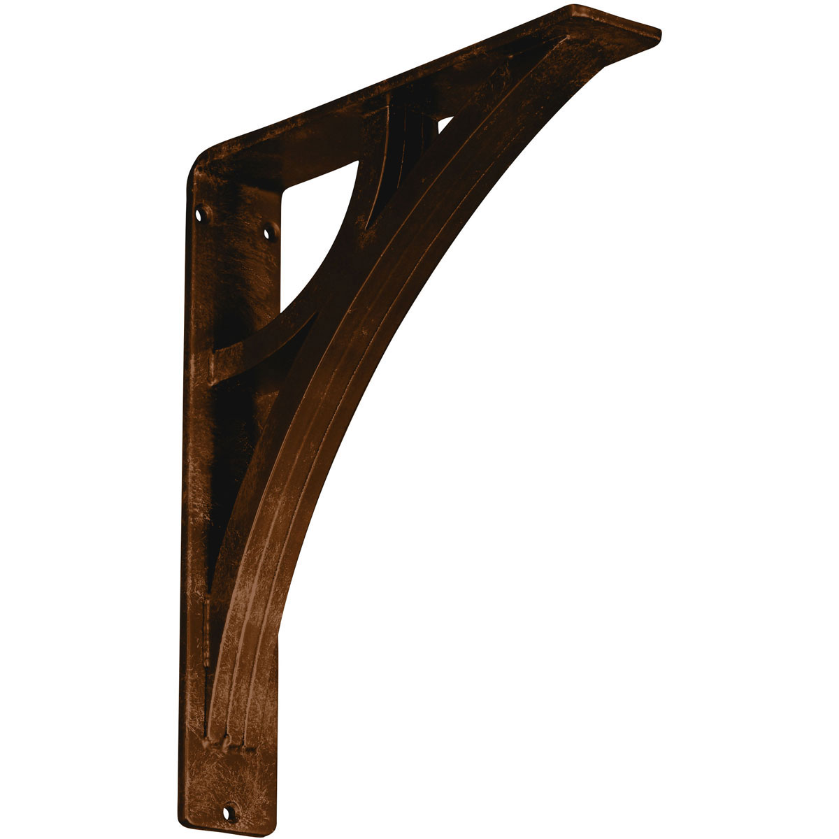 1 1/2"W X 5 1/2"D X 8"H Galveston Wrought Iron , (Single Center Brace), Antiqued Copper Furniture > Cabinets & Storage > Ironing Centers Ekena Millwork 2" W x 10" D x 12" H Antiqued Bronze