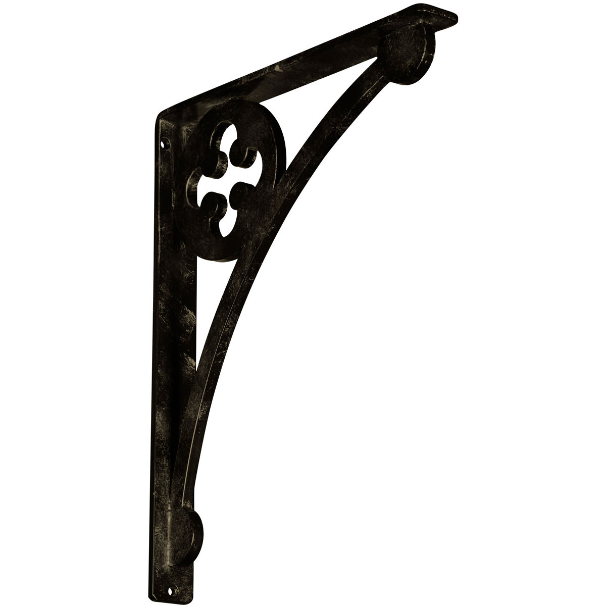 1 1/2"W X 12"D X 15"H Crawley Wrought Iron , (Single Center Brace), Antiqued Copper Furniture > Cabinets & Storage > Ironing Centers Ekena Millwork 1 1/2"W x 12"D x 15"H Antiqued Pale Gold