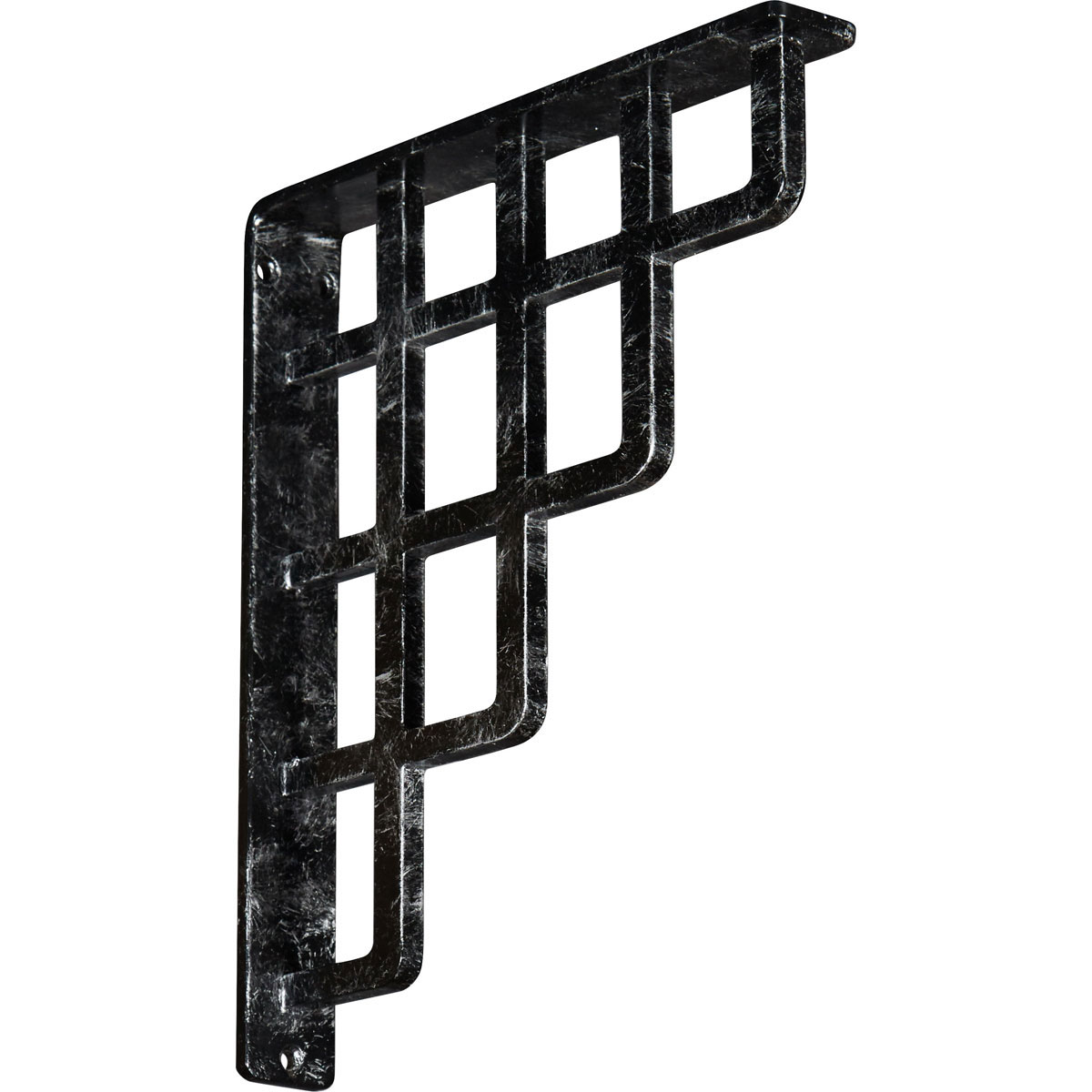 1 1/2"W X 12"D X 15"H Diane Wrought Iron , (Single Center Brace), Antiqued Copper Furniture > Cabinets & Storage > Ironing Centers Ekena Millwork 1 1/2"W x 10"D x 12"H Antiqued Silver