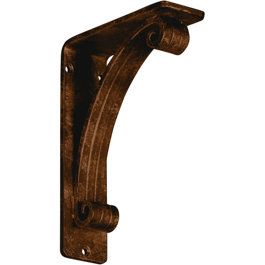 2"W X 5 1/2"D X 8"H Legacy Wrought Iron , (Triple Center Brace), Antiqued Bronze Furniture > Cabinets & Storage > Ironing Centers Ekena Millwork 2"W x 5 1/2"D x 8"H Antiqued Bronze