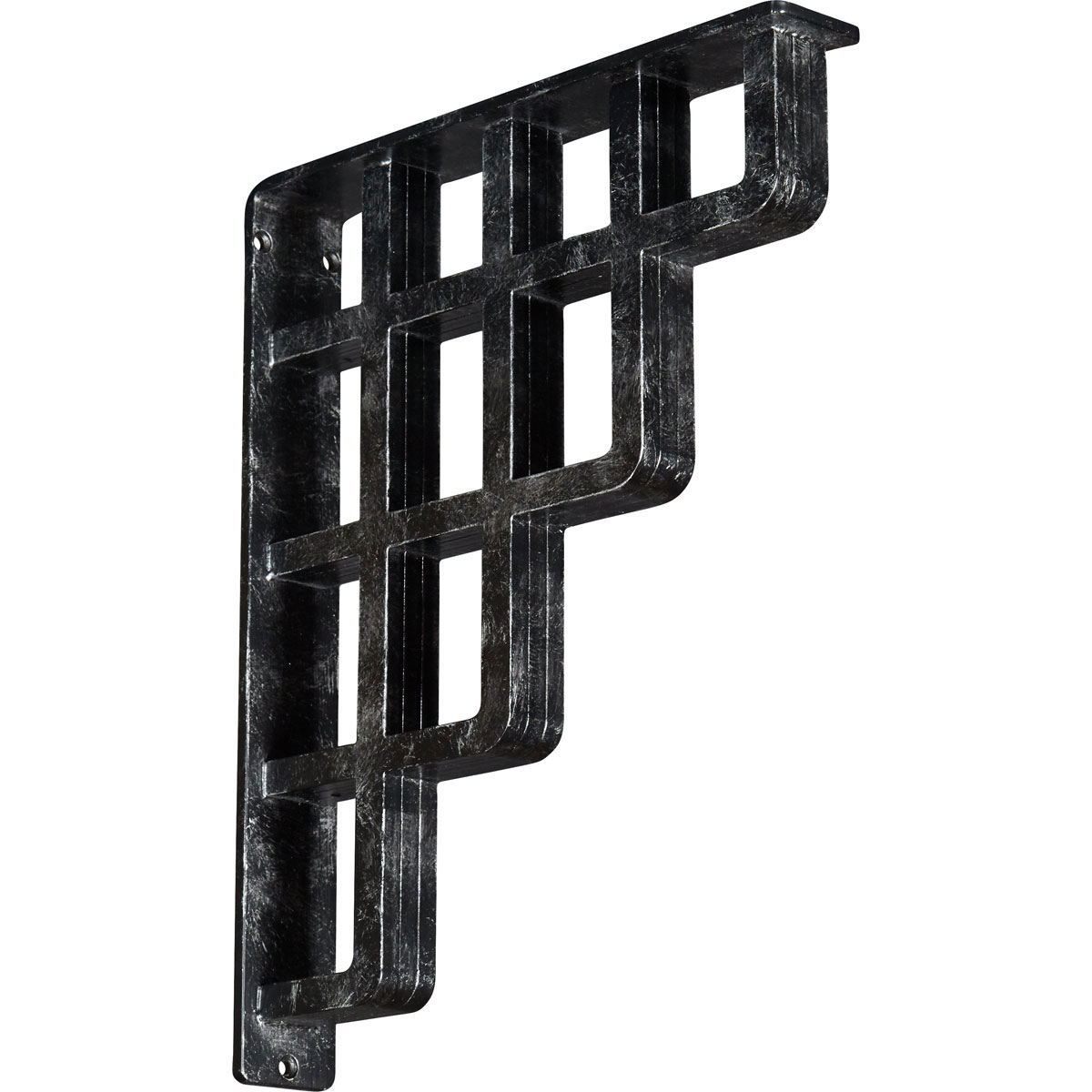 1 1/2"W X 12"D X 15"H Diane Wrought Iron , (Single Center Brace), Antiqued Copper Furniture > Cabinets & Storage > Ironing Centers Ekena Millwork 2" W x 12" D x 15" H Antiqued Silver