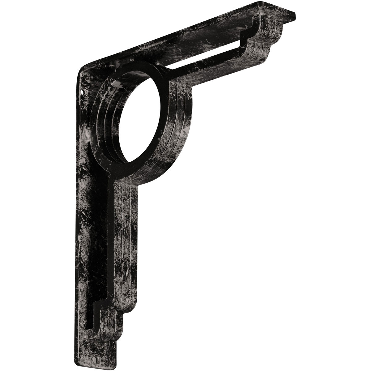 1 1/2"W X 12"D X 15"H Maria Wrought Iron , (Single Center Brace), Antiqued Pale Gold Furniture > Cabinets & Storage > Ironing Centers Ekena Millwork 2" W x 10" D x 12" H Antiqued Warm Silver