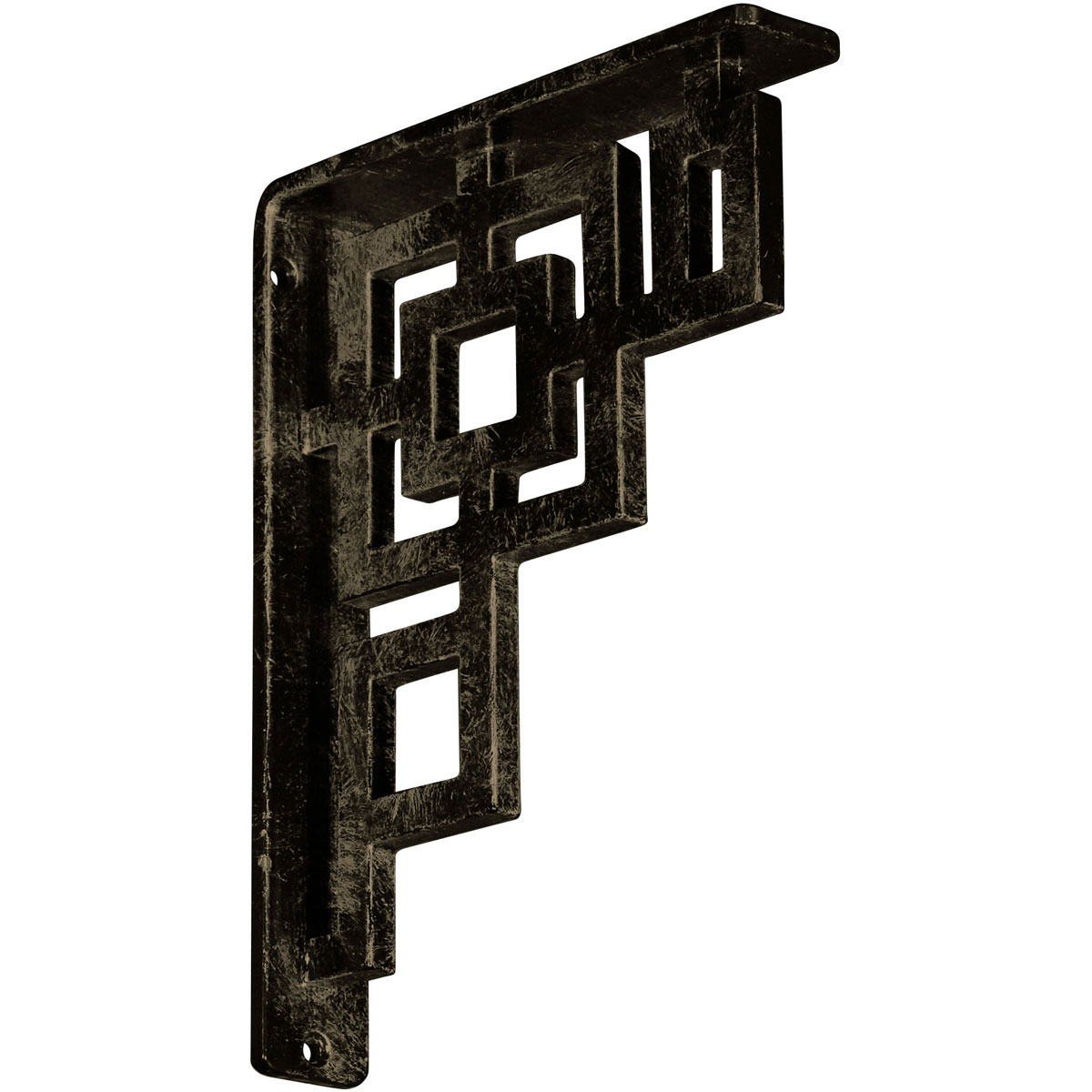 1 1/2"W X 12"D X 15"H Eris Wrought Iron , (Single Center Brace), Antiqued Bronze Furniture > Cabinets & Storage > Ironing Centers Ekena Millwork 1 1/2"W x 7 1/2"D x 10"H Antiqued Pale Gold