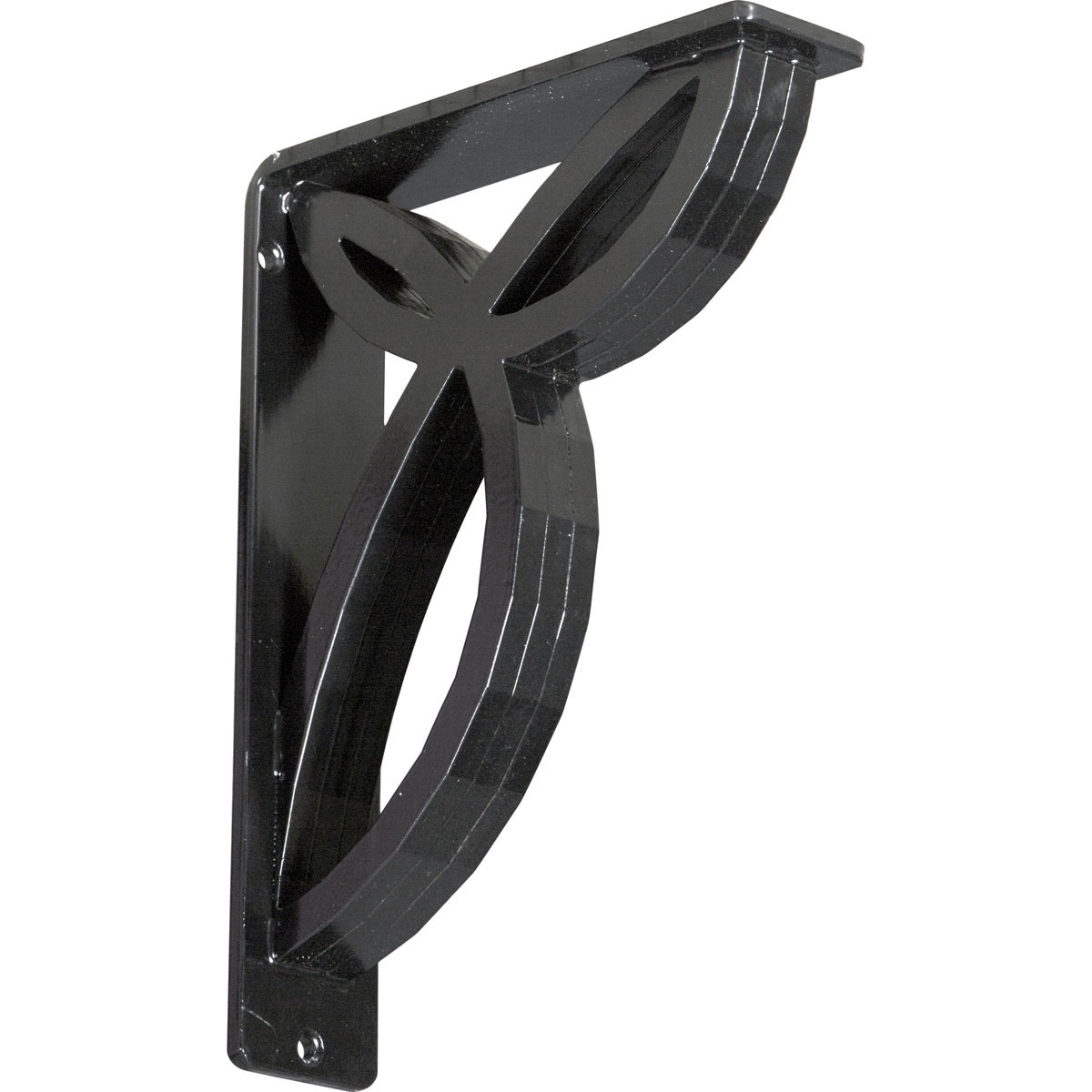 2"W X 10"D X 12"H Versailles Wrought Iron , (Triple Center Brace), Antiqued Brass Furniture > Cabinets & Storage > Ironing Centers Ekena Millwork 2"W x 7 1/2"D x 10"H Powder Coated Black