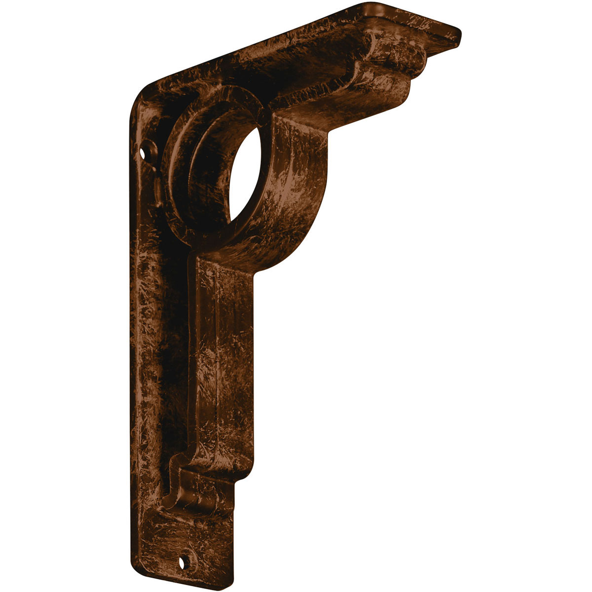 1 1/2"W X 7 1/2"D X 10"H Maria Wrought Iron , (Single Center Brace), Antiqued Brass Furniture > Cabinets & Storage > Ironing Centers Ekena Millwork 2"W x 5 1/2"D x 8"H Antiqued Bronze