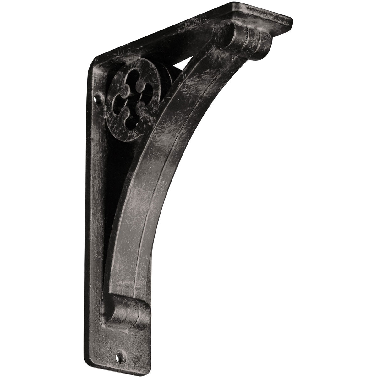 1 1/2"W X 12"D X 15"H Crawley Wrought Iron , (Single Center Brace), Antiqued Copper Furniture > Cabinets & Storage > Ironing Centers Ekena Millwork 2"W x 5 1/2"D x 8"H Antiqued Warm Silver