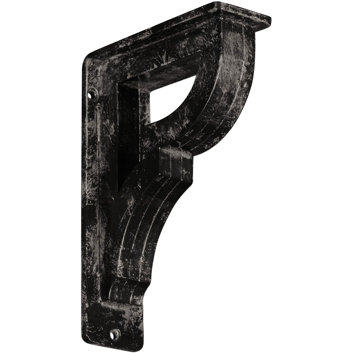 2"W X 12"D X 15"H Bradford Wrought Iron , (Triple Center Brace), Antiqued Bronze Furniture > Cabinets & Storage > Ironing Centers Ekena Millwork 2"W x 5 1/2"D x 8"H Antiqued Warm Silver