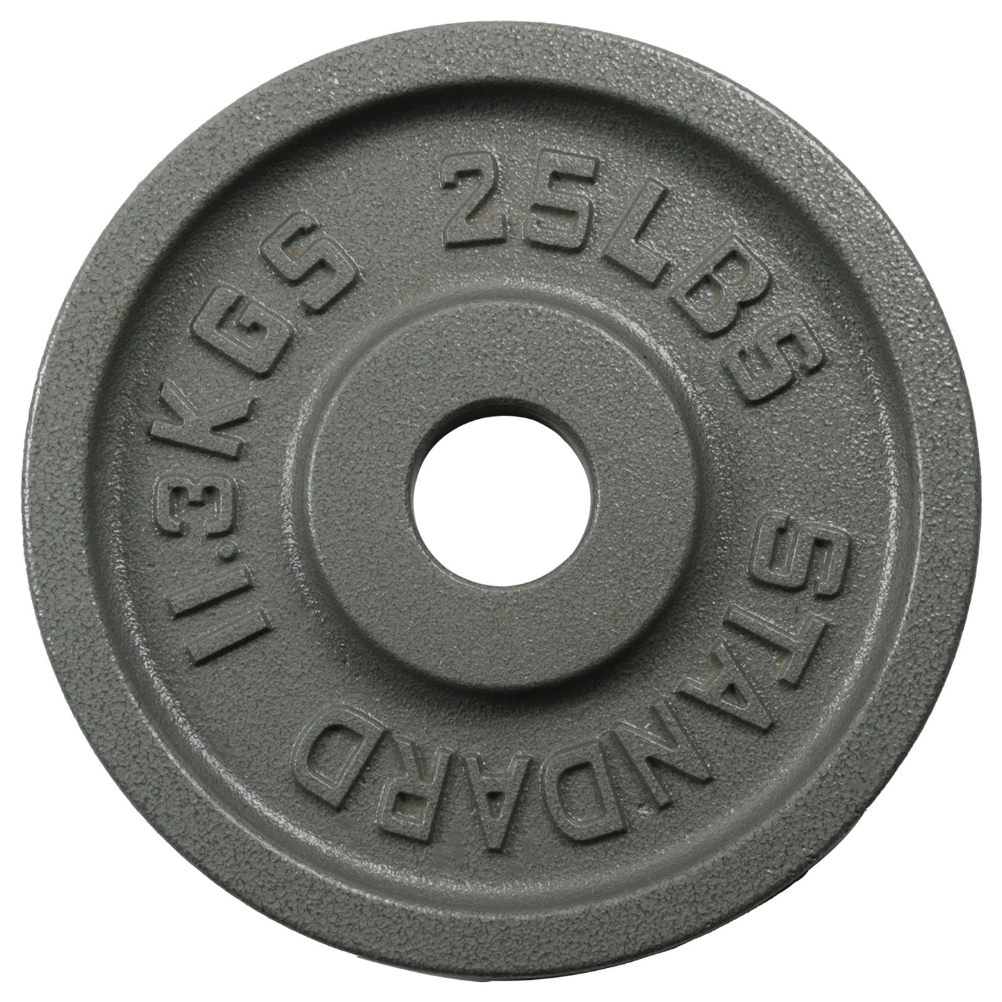 Tking Fashion Standard Cast Iron Weight Plate Set 2-Inch Center Hole for Adjustable Dumbbell, Standard Barbell - Sold in Single - 25LB